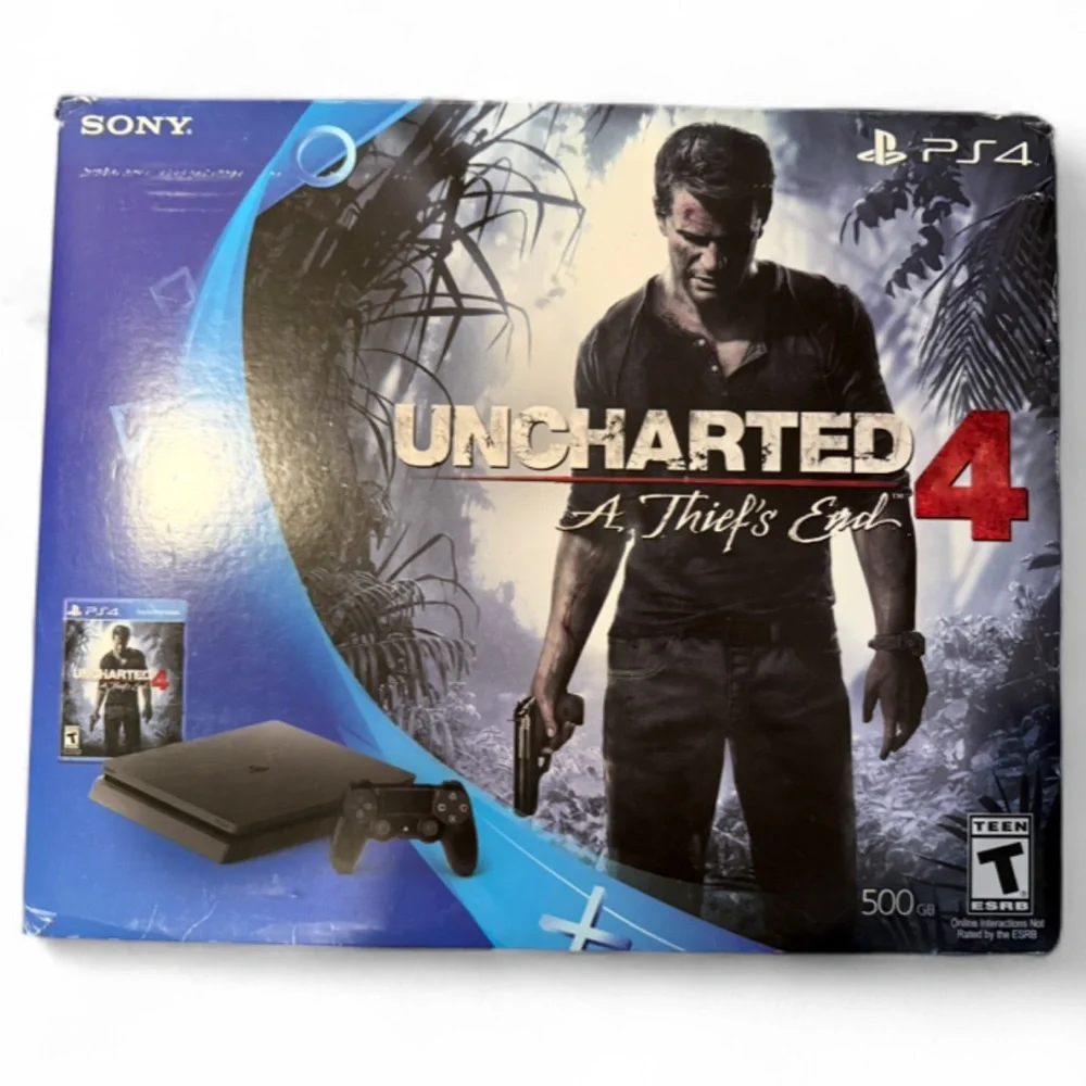 Sony PlayStation 4 (PS4) Slim Console with 3 Controllers 500GB